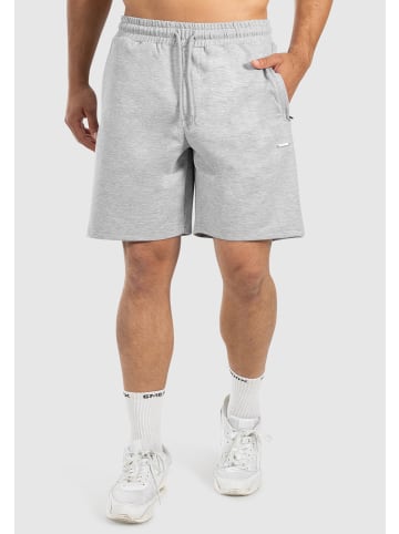 SMILODOX Shorts Edin in Grau Melange