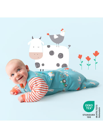 Schlummersack Bio Babyschlafsack, 3.5 TOG in Blau
