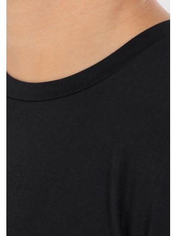 SMILODOX T-Shirt Ilian Modal in Schwarz