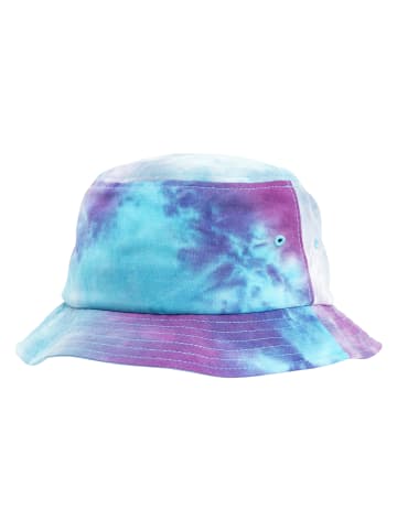  Flexfit Bucket Hat in purple turquoise