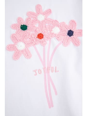 Coccodrillo T-Shirt mit kurzen Ärmeln in weiß