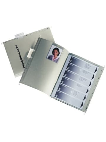 Leitz Personalakte Alpha A4 5 Fächer grau