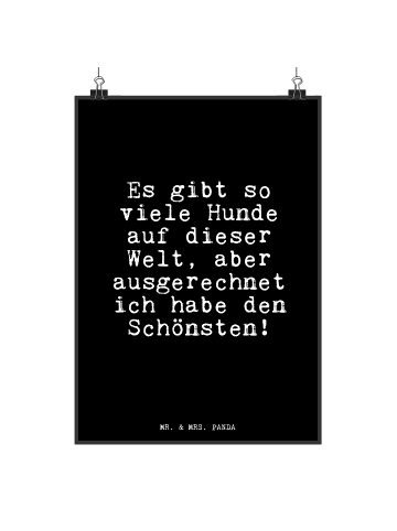 Mr. & Mrs. Panda Bild Es gibt so viele... mit Spruch in Schwarz
