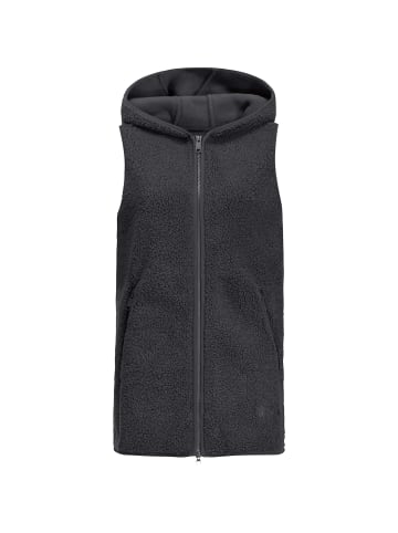 Jack Wolfskin HIGH CURL LONG VEST W in Schwarz
