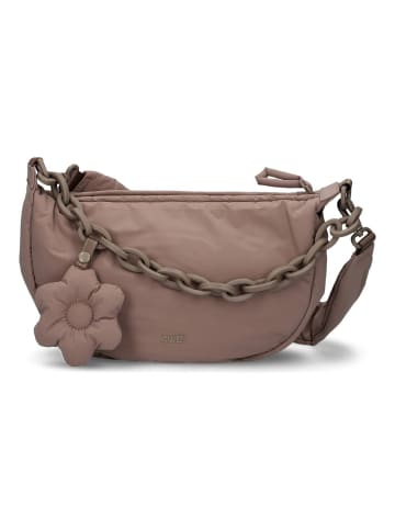 Zwei Hannah Schultertasche 34 cm in cappuccino