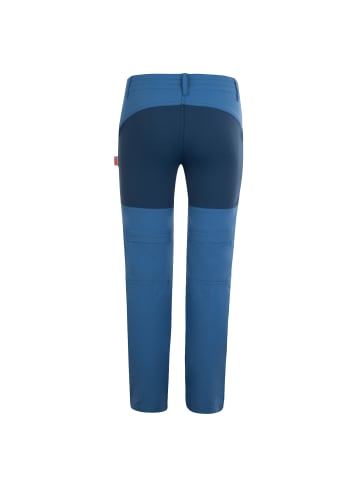 Trollkids Zipp-Off-Trekkinghose Nordfjord in navy/lime/azure bluel