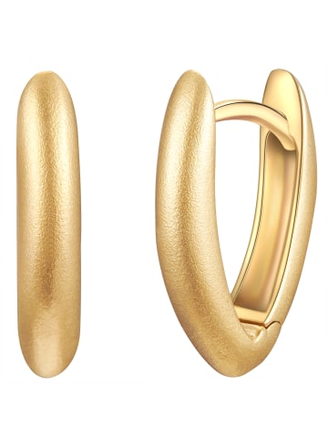 Rafaela Donata Creolen aus Sterling Silber in gelbgold
