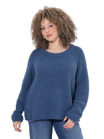 Ulla Popken Pullover in mattes jeansblau