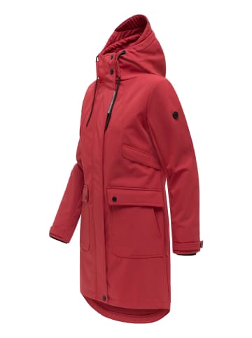 Navahoo Softshellmantel Morgennebel 14 in Velvet Red