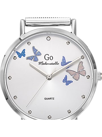 Girl Only Analog-Armbanduhr Girl Only GO silber mittel (ca. 34mm)