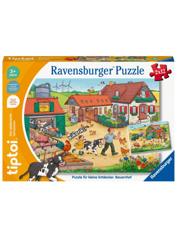 Ravensburger Ravensburger tiptoi 00136 Puzzle für kleine Entdecker: Bauernhof, Puzzle für...