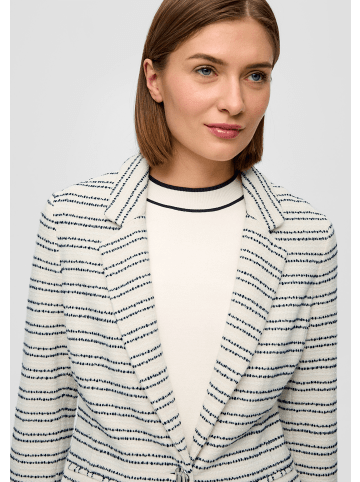 s.Oliver BLACK LABEL Indoor-Jacke langarm in Creme