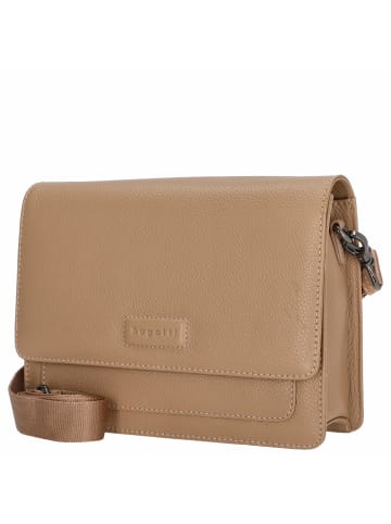 Bugatti Elsa - Schultertasche M 24 cm (black) in sand