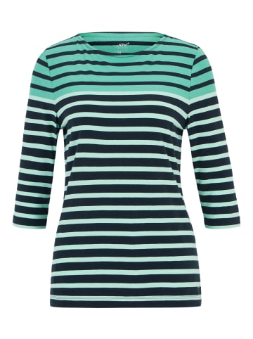 Joy Sportswear Ringelshirt CELIA in caribbean green stripes