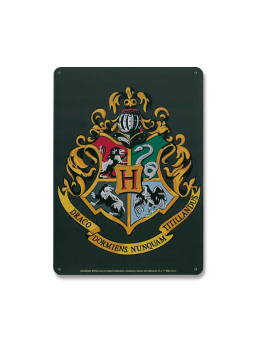 Logoshirt Blechschild Harry Potter - Hogwarts in mehrfarbig