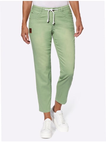 WITT WEIDEN 5-Pocket-Jeans in eucalyptus