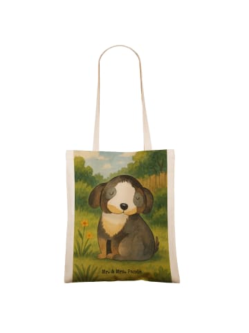 Mr. & Mrs. Panda Beutel Hund Entspannen Design ohne Spruch in Weiß