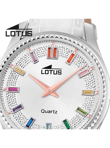 Lotus Chronograph-Armbanduhr Lotus Classic weiß mittel (ca. 38mm)