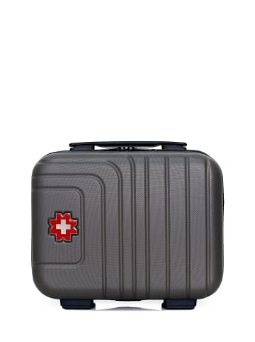 SWISS KOPPER Kosmetikkoffer RÜTI in Dunkelgrau (9L)