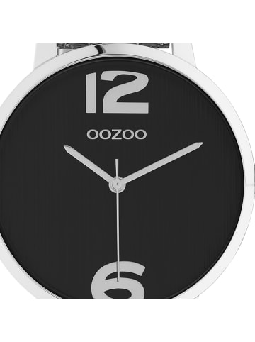 Oozoo Analog-Armbanduhr Oozoo Timepieces silber mittel (ca. 38mm)