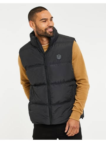 Threadbare Weste THB Jacket Gilet Lethame in Black