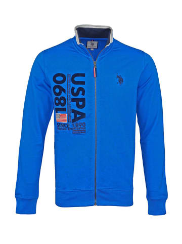 U.S. Polo Assn. Jacke 'Full Zip' in blau