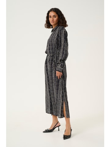 Kaffe Kleid KAalice Baggy fit in Black/White/Elephant Graphic