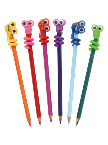Eduplay Stiftemonster mit Wackelaugen, 5 x 2 cm in Sortiert in Sortiert