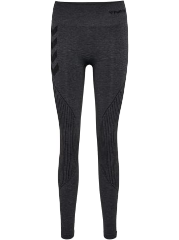 Hummel Hummel Tights Hmlmt Yoga Damen Atmungsaktiv Feuchtigkeitsabsorbierenden Nahtlosen in BLACK MELANGE