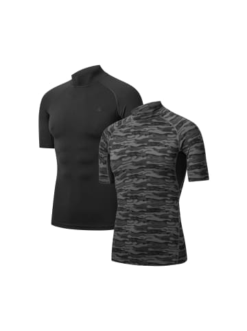 DANISH ENDURANCE Hemd Power Compression in black_grey camo