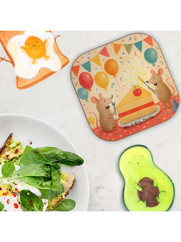 Mr. & Mrs. Panda Tischschoner Mäuse Kuchen Design ohne Spruch in Weiß