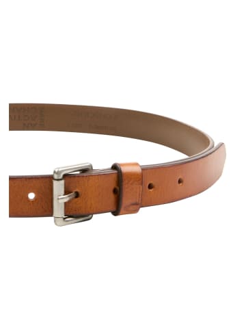Camel Active Ledergürtel mit glatter Oberfläche in Mandel