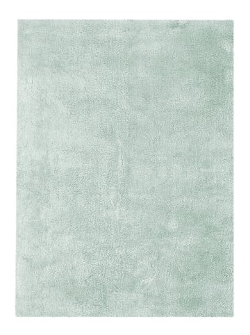 Kayoom Wohnzimmer Teppich – Hochflorteppich Bali 110 in pastellblau - rechteckig