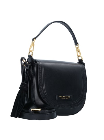 The Bridge Pearl District Mini Bag Handtasche Leder 20 cm in black gold