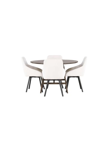ebuy24 Essgruppe Kaseindon 5 (5-teilig) Braun 100 x 100 cm