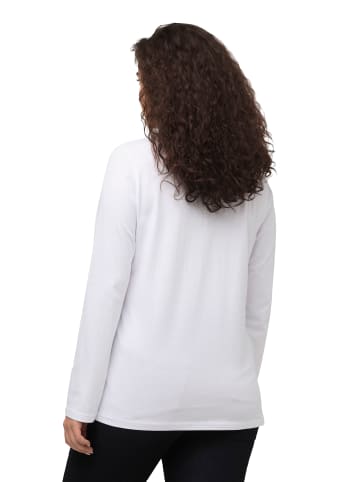 Ulla Popken Shirt in schneeweiß