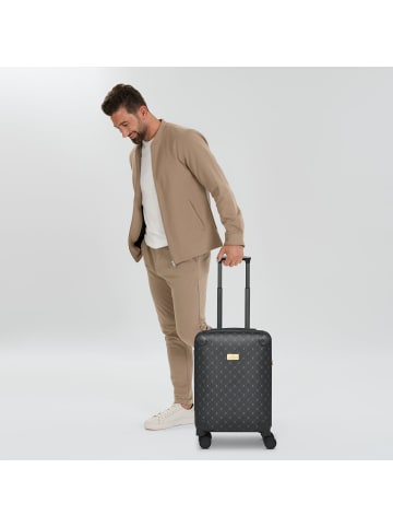 Lazarotti Palermo 4 Rollen Kabinentrolley S 55 cm in black