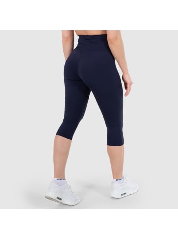 SMILODOX Capri Leggings Advanced Affectionate in Dunkel Blau