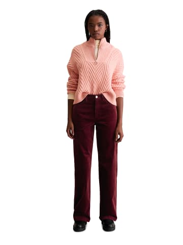 Marc O'Polo DENIM Cordhose Model Tomma wide in Dark Maroon