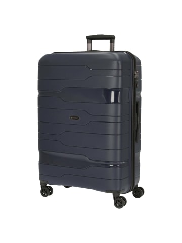 Check.In Memphis - 4-Rollen-Trolley 76 cm (blau) in blau