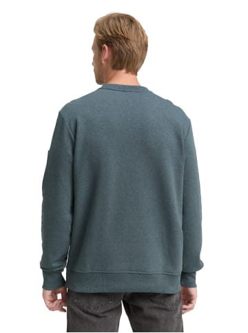 Tom Tailor Sweatshirt STRUCTURED CREWNECK in Grau