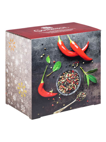 CORASOL Premium Chili & Pfeffer Adventskalender 2021 mit 12 Chili & 12 Pfeffersorten