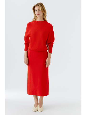 Oui Pullover in high risk red