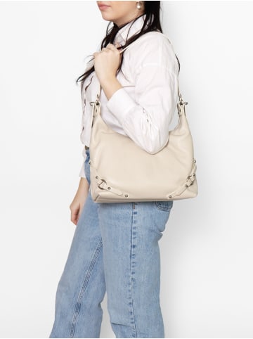 Viola Castellani Schultertasche in BEIGE