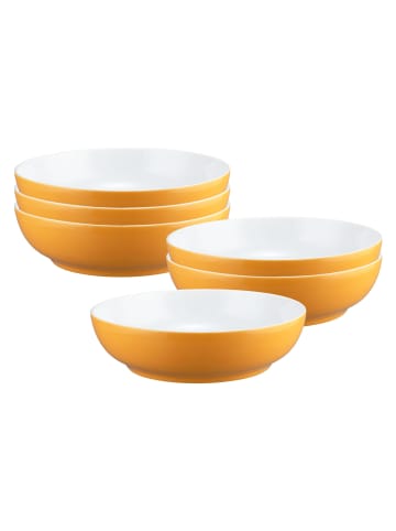 Seltmann Weiden 6er Set Foodbowls Liberty Pure Colors ø 25 cm in Mango Orange