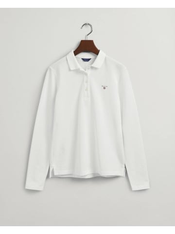 Gant Langarmshirt in white