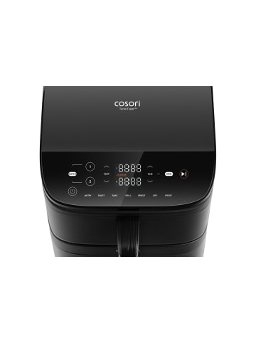 Cosori Heißluftfritteuse Turbo Tower CAF-DC121-ADER in schwarz