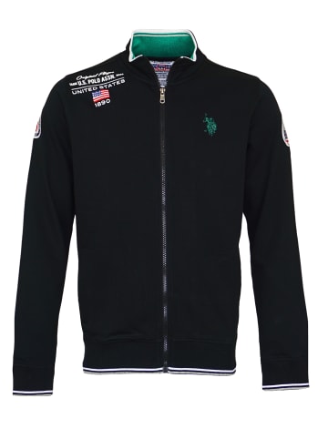 U.S. Polo Assn. U.S. Polo Assn. Jacke Sweatjacke in schwarz