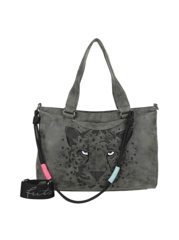 Fritzi aus Preußen Joly Limited Panther Shopper Tasche 41 cm in grau