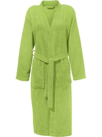 REDBEST Frottier Unisex-Bademantel Chicago in apfelgrün